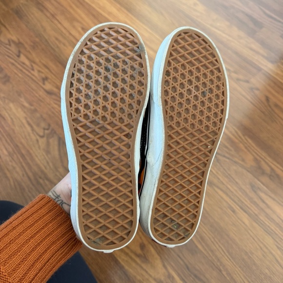 Vans Black Slip-Ons with Red and Yellow Flame Pattern - Picture 7 of 7